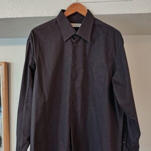 Men's Dark Gray Dress Shirt XL